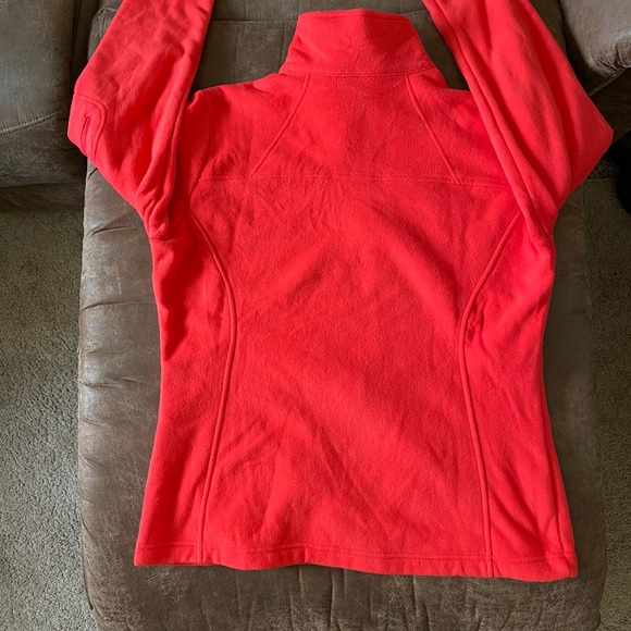 Columbia jacket bright coral pink fleece - Picture 2 of 3